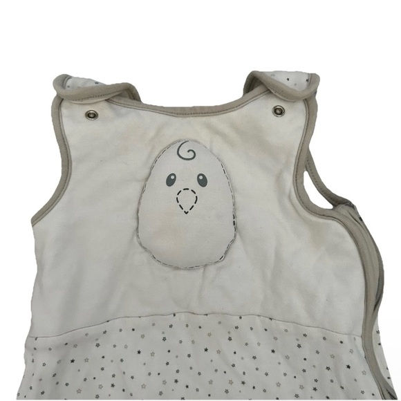 Baby Nested Zen Classic Cotton Sleep Sack Classic  White Size Medium 6-15 months - Picture 4 of 4